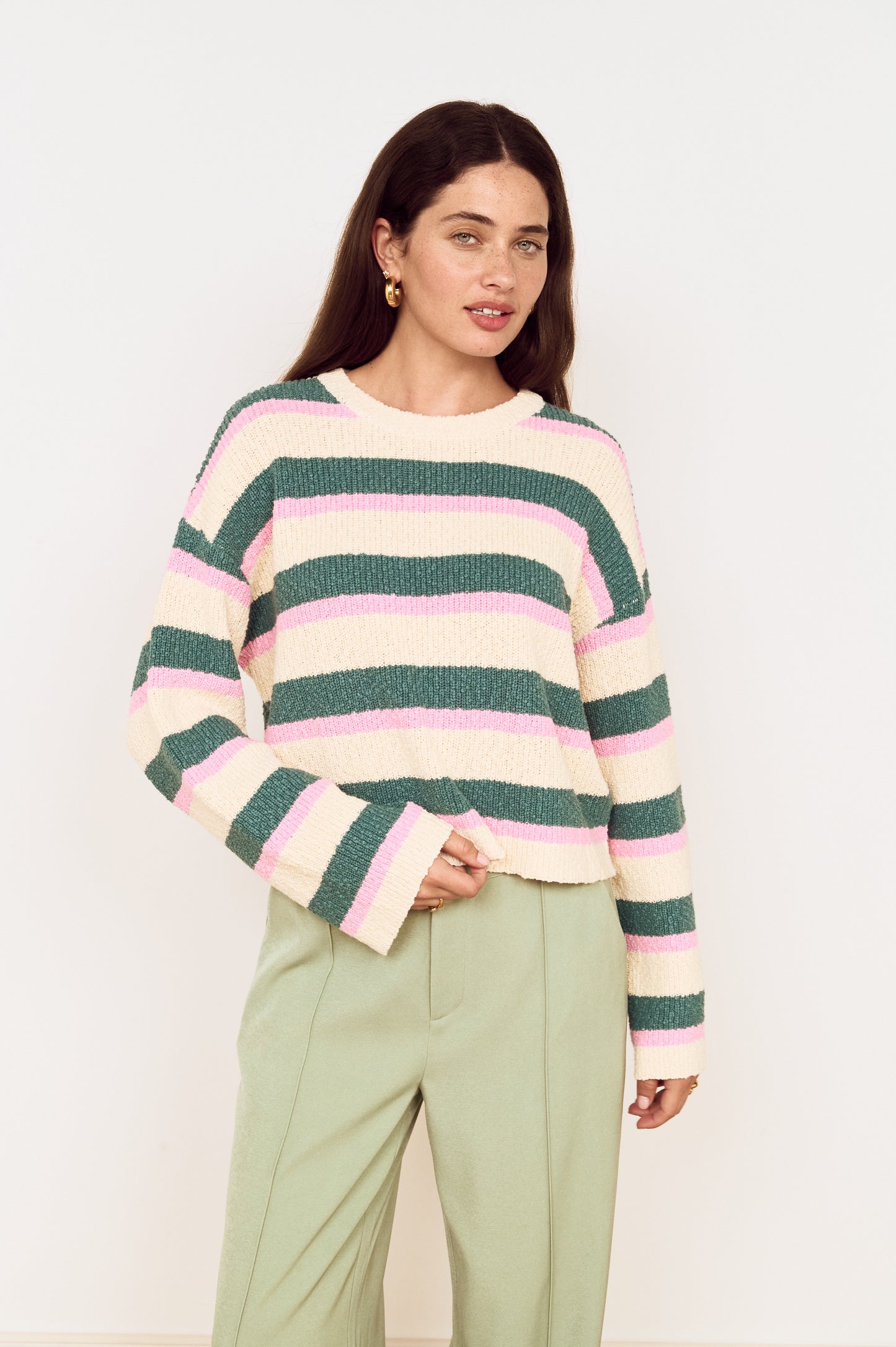 MINKPINK Fable Stripe Sweater