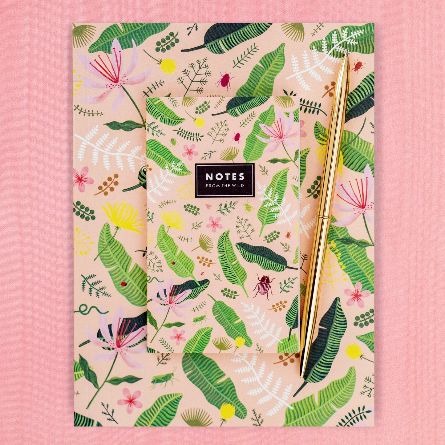 Notes From The Wild Mini Notepad - Blush