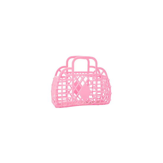 Mini Retro Basket Jelly Bag - Green