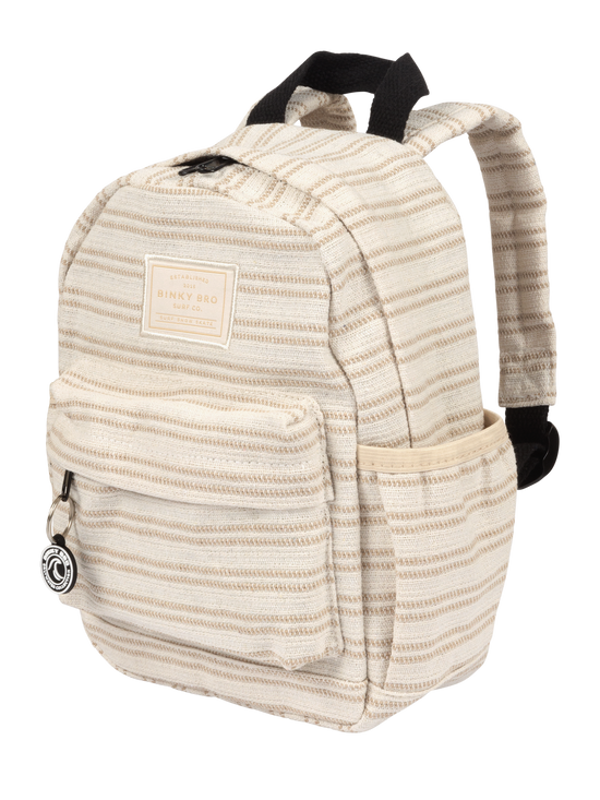 Load image into Gallery viewer, BinkyBro Backpack (Beige Canvas)
