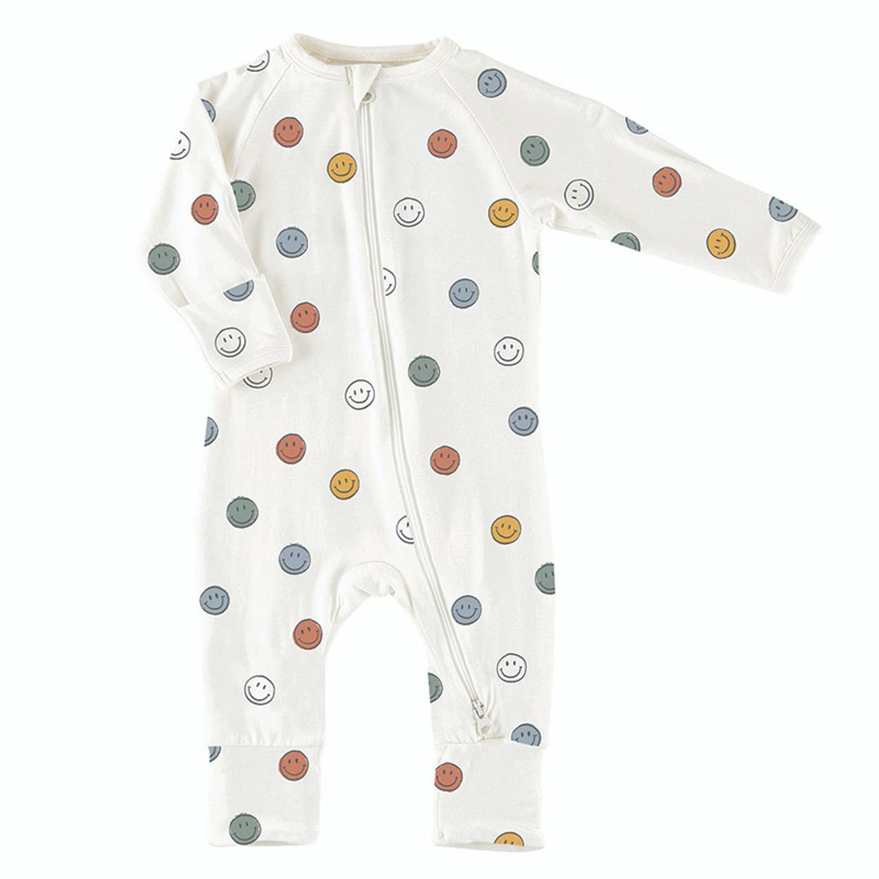 Cozy Romper - Smiley Faces