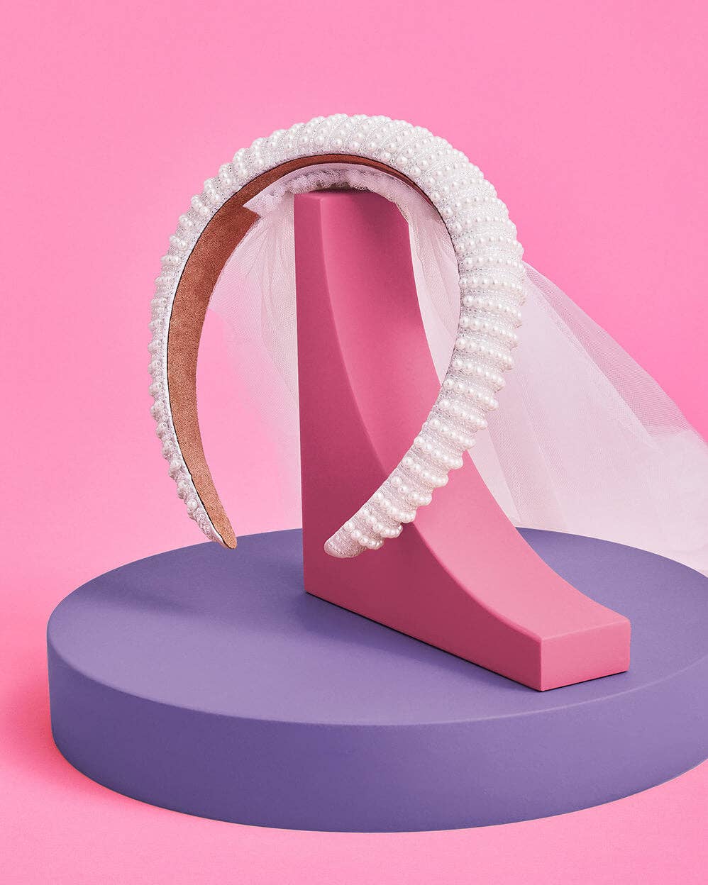 Bachelorette Party Bridal Gift - Headband w/ Removable Veil