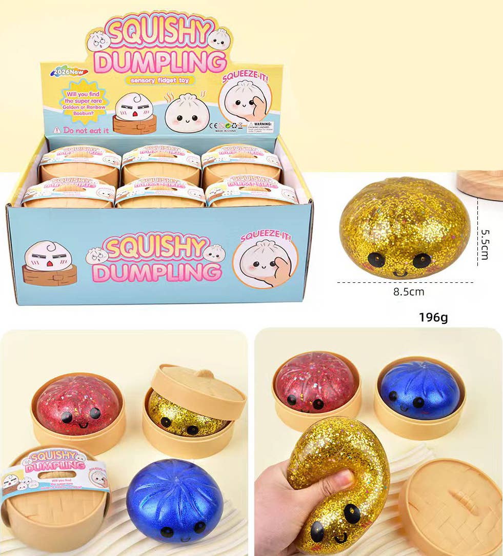 Mystery Squishy Dumpling Fidget Toy