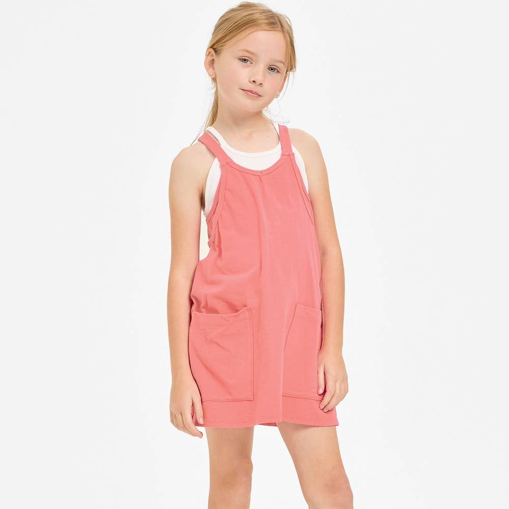 Kids Romper Dress Aqua