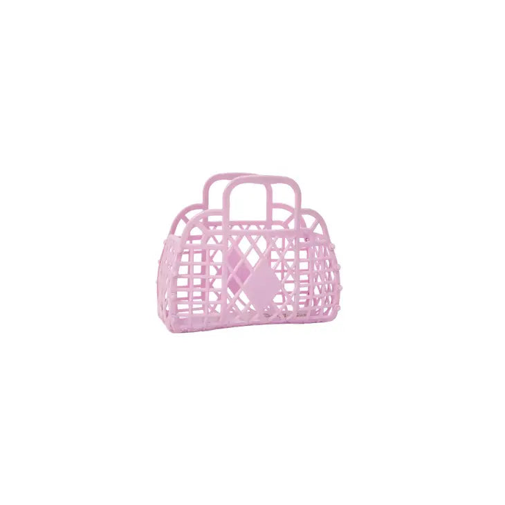 Mini Retro Basket Jelly Bag - Lilac