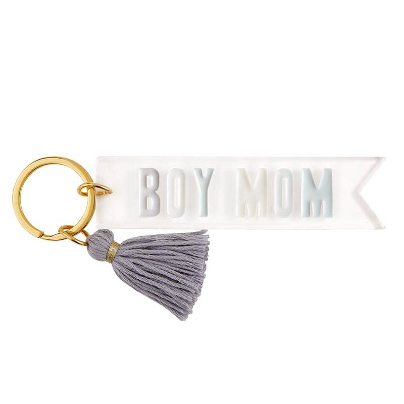 Boy Mom Keychain