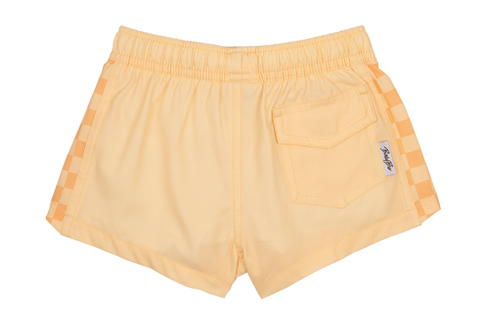 Load image into Gallery viewer, BinkyBro x Quik Checkers (Peach) Swimsuit
