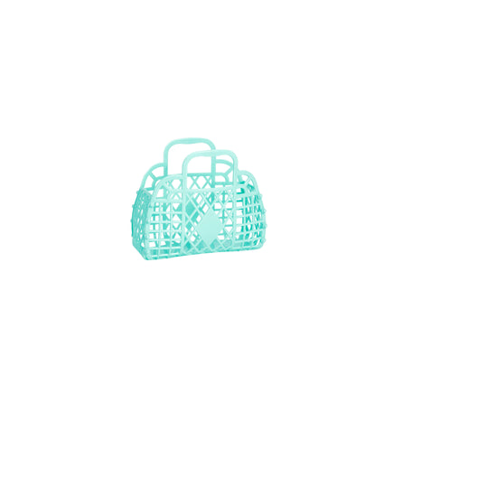 Mini Retro Basket Jelly Bag - Green