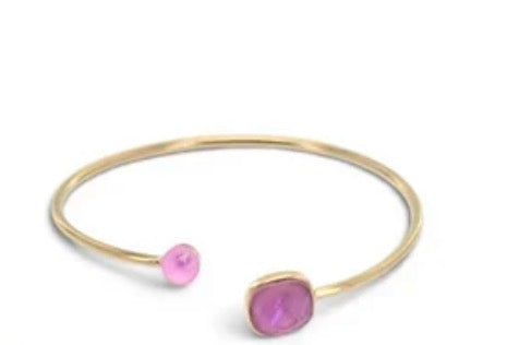 Olivia Water Resistant Bangle Bracelet Pink