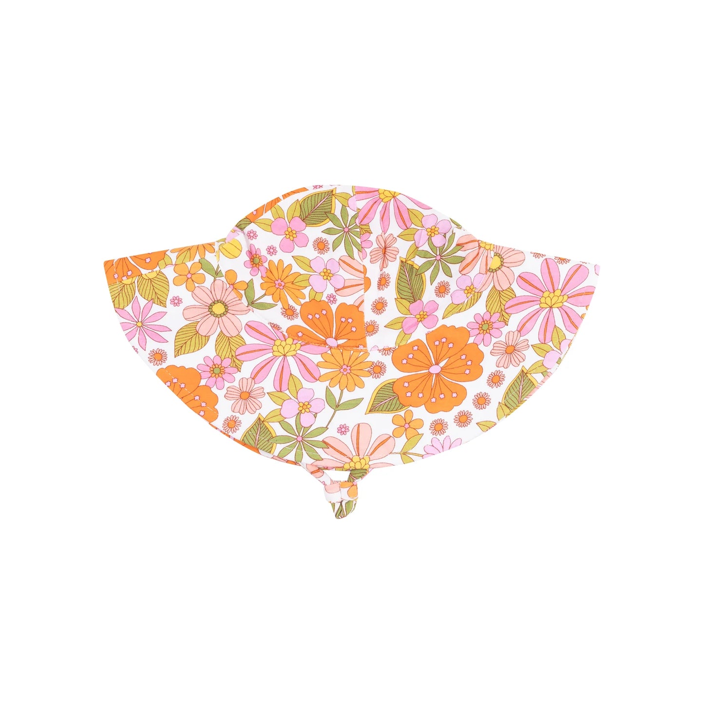 Angel Dear Boho Beachy Floral Wide Brim Sunhat