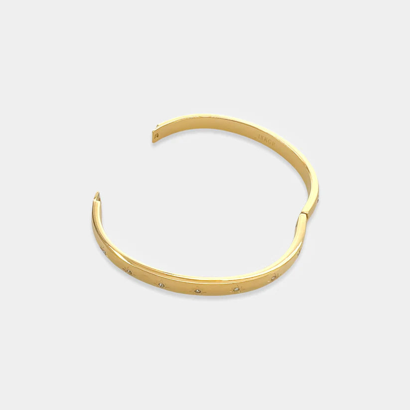 CZ Starburst Bangle Water Resistant