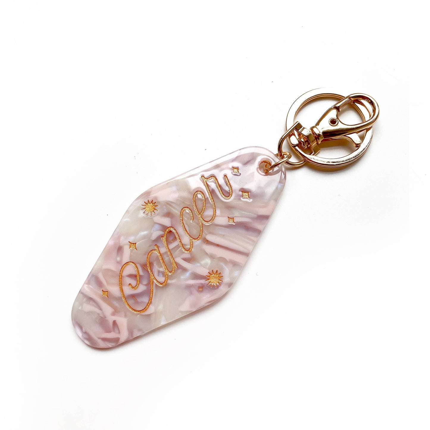 Cancer Horoscope Motel Keychain