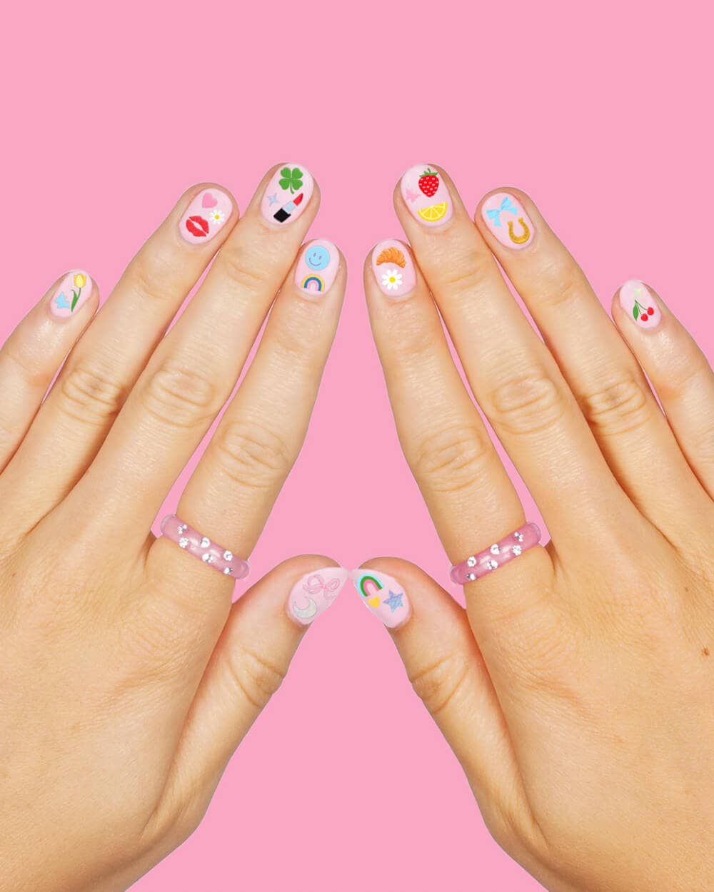 Cute Girl Nail Stickers