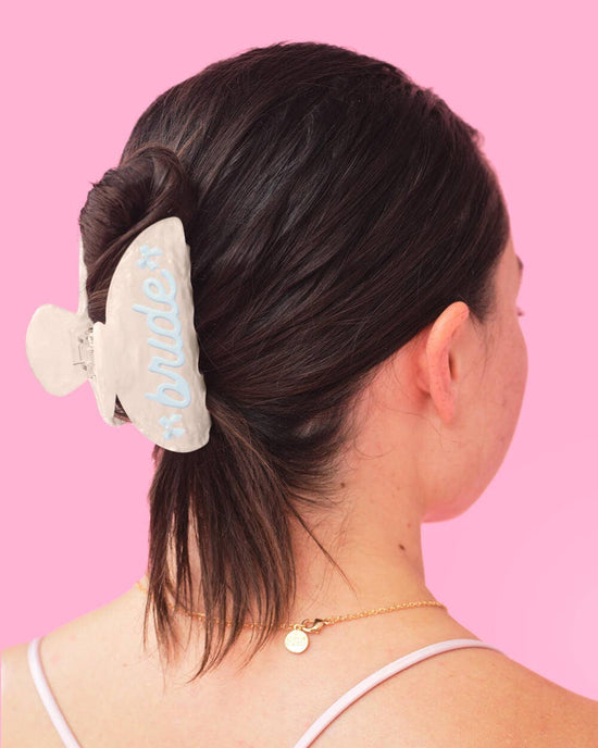 Bride Something Blue Hair Clip