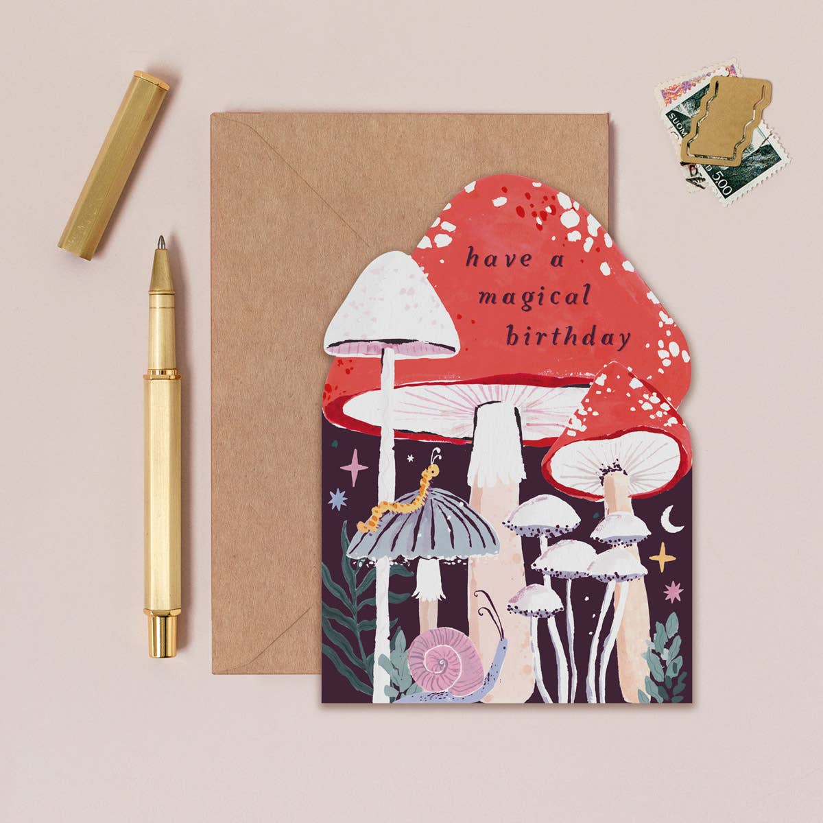 Magic Mushroom Birthday Card