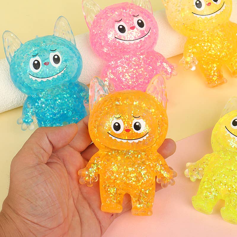 Glitter Ktten Squishy Toy