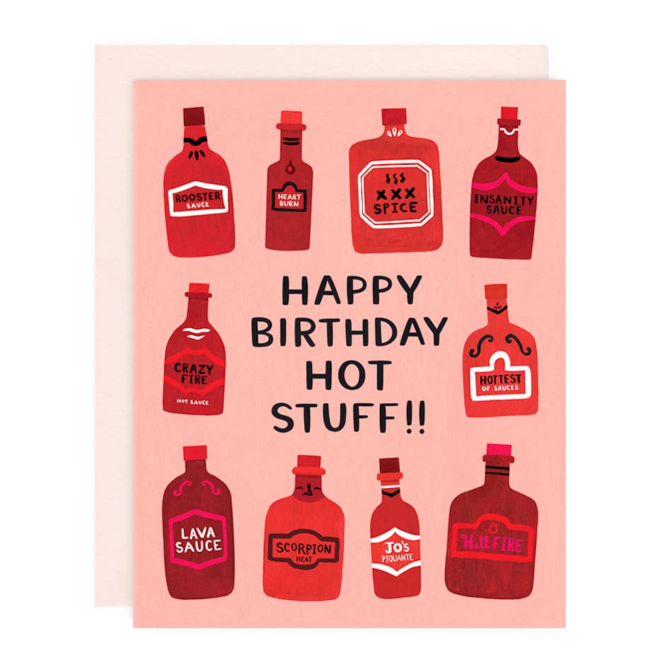 Hot Stuff Birthday Greeting Card