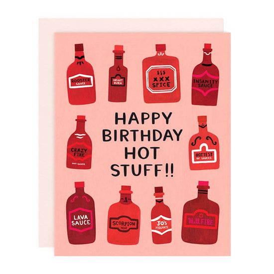 Hot Stuff Birthday Greeting Card