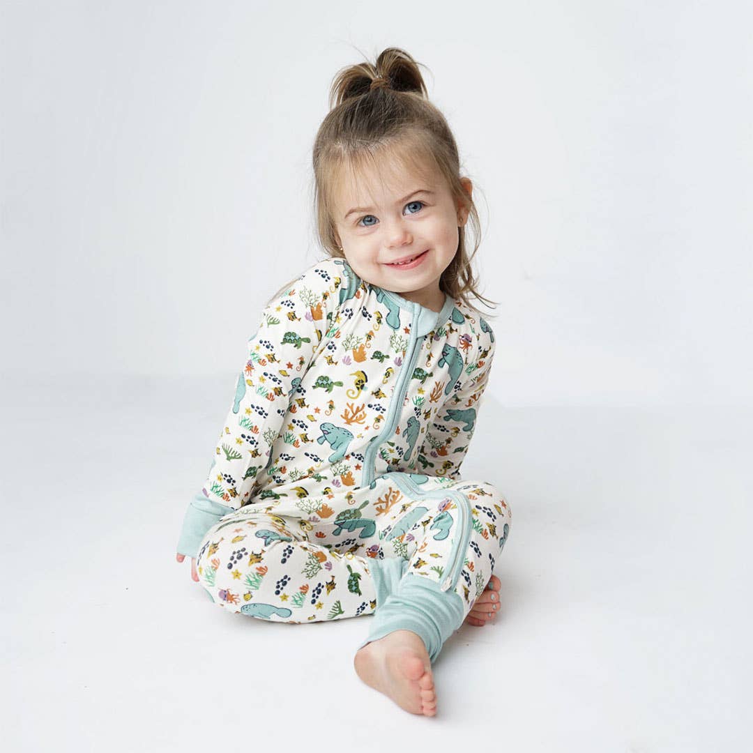 Emerson & Friends Manatee Bamboo Pajamas