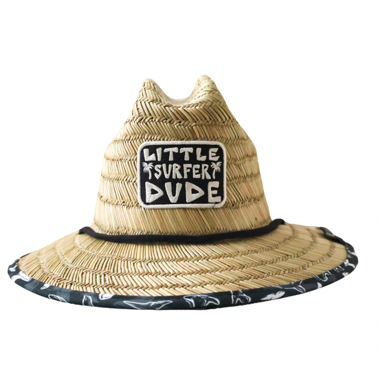 The Little Surfer Dude Shark Tooth Straw Hat