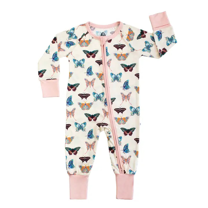 Emerson & Friends Wings Of Paradise Butterflies Bamboo Pajamas