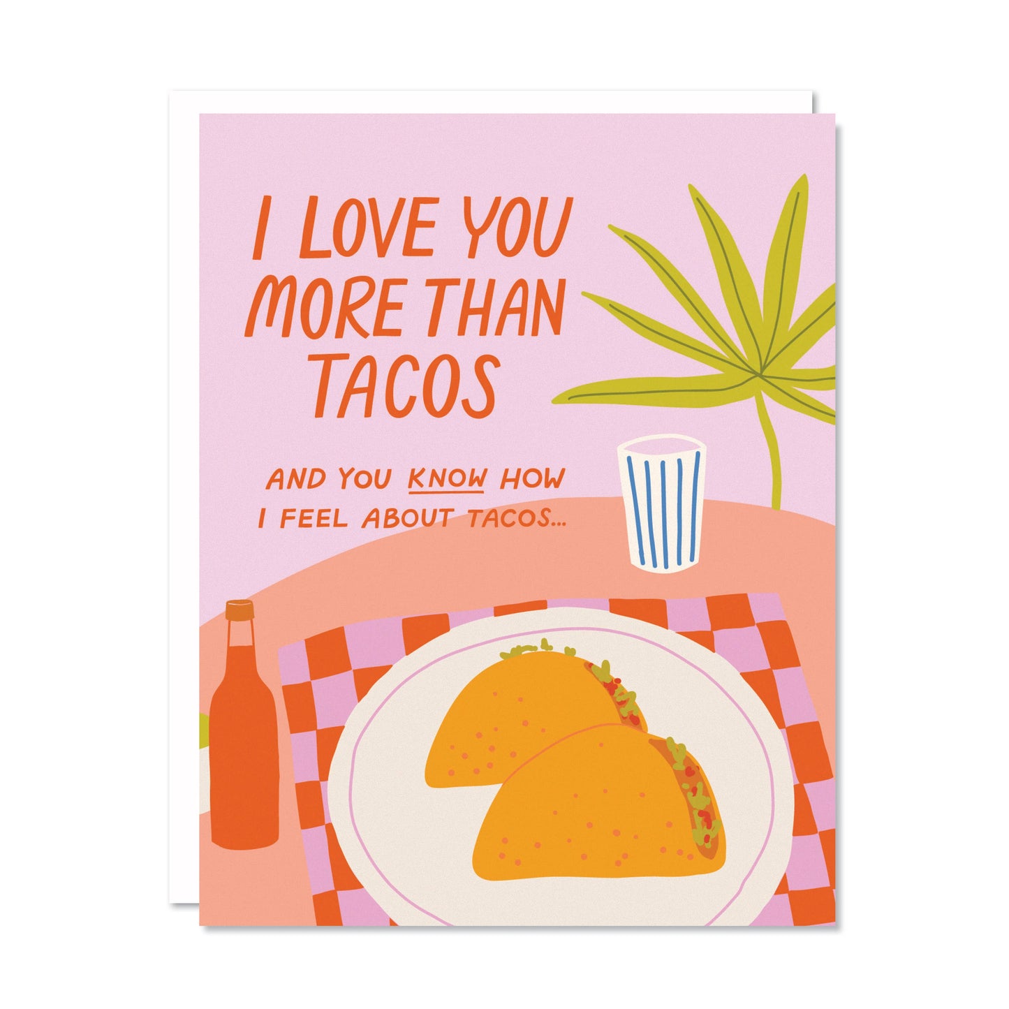 Tacos Love Anniversary Card