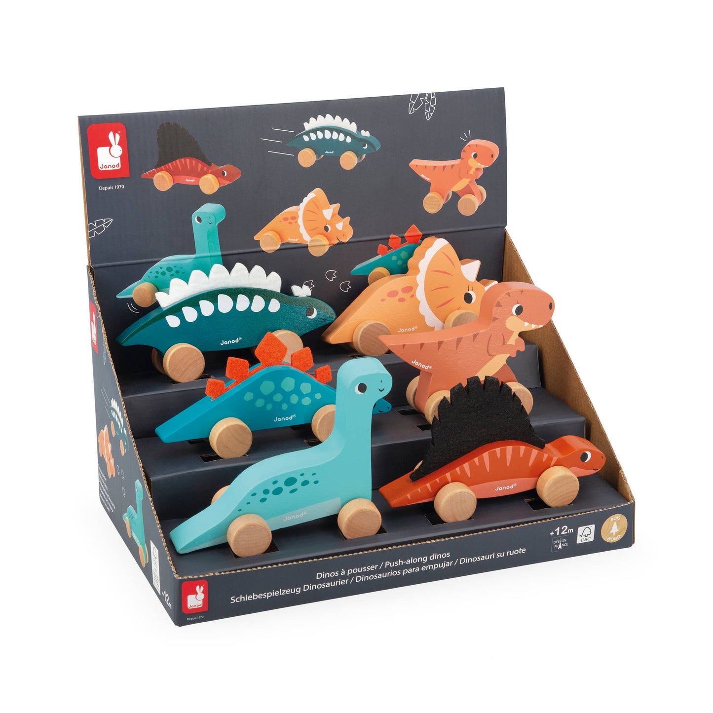 Dinos Push-Along Dinosaur