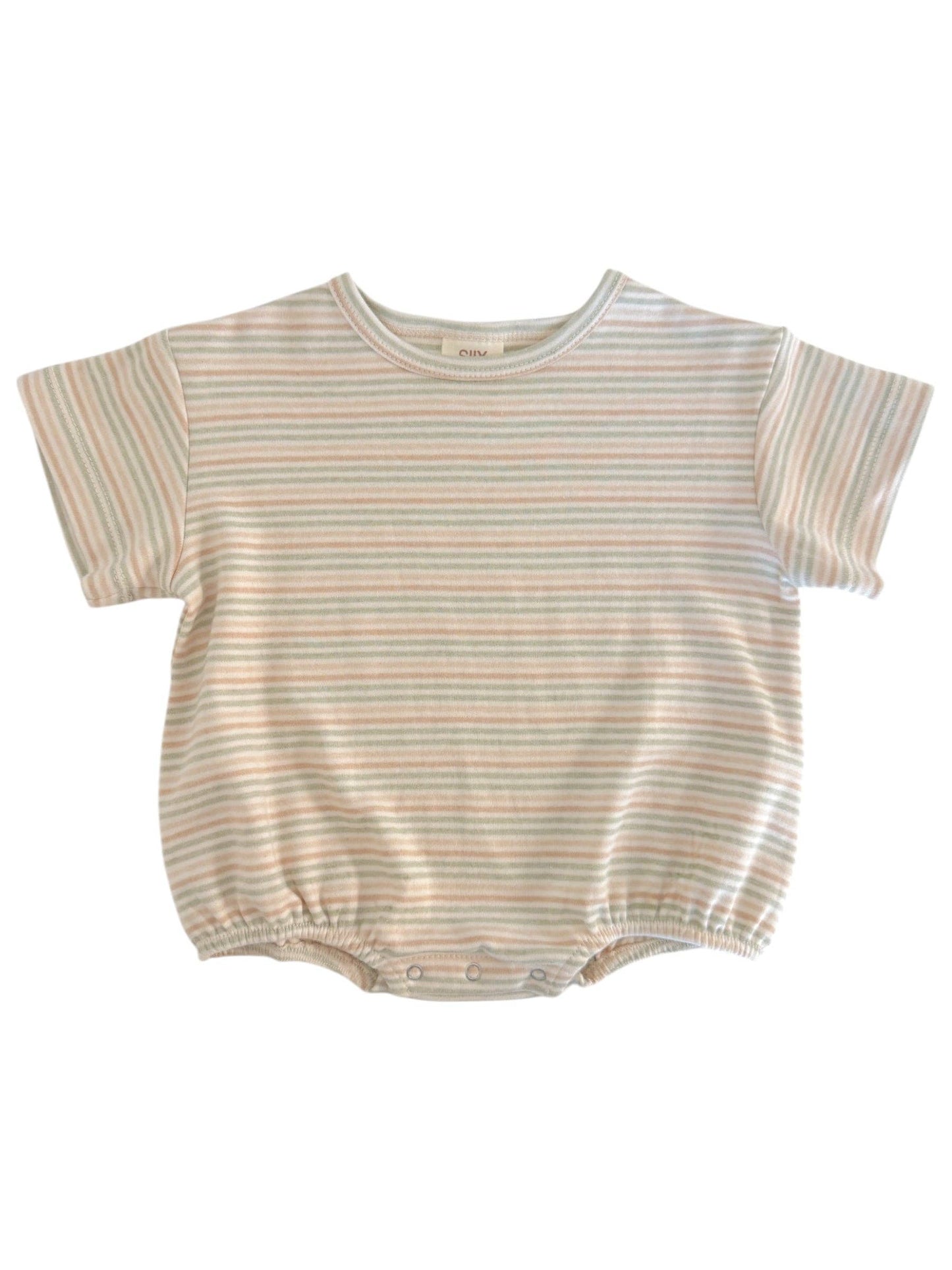 Multi Stripe / Organic T-Shirt Bubble