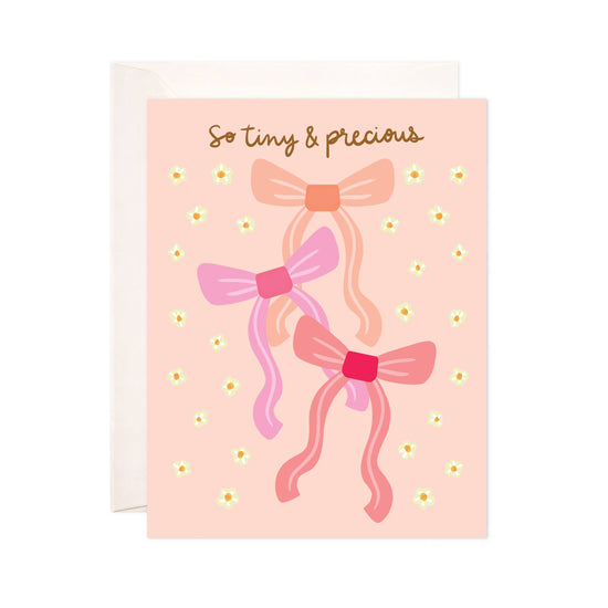 Precious Bows Baby Card