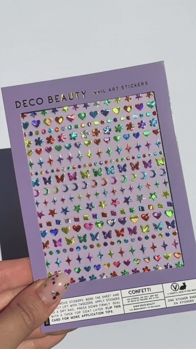 Deco Beauty Nail Art Stickers - Confetti