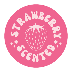 Roll-on Shimmer Strawberry Scented Pink