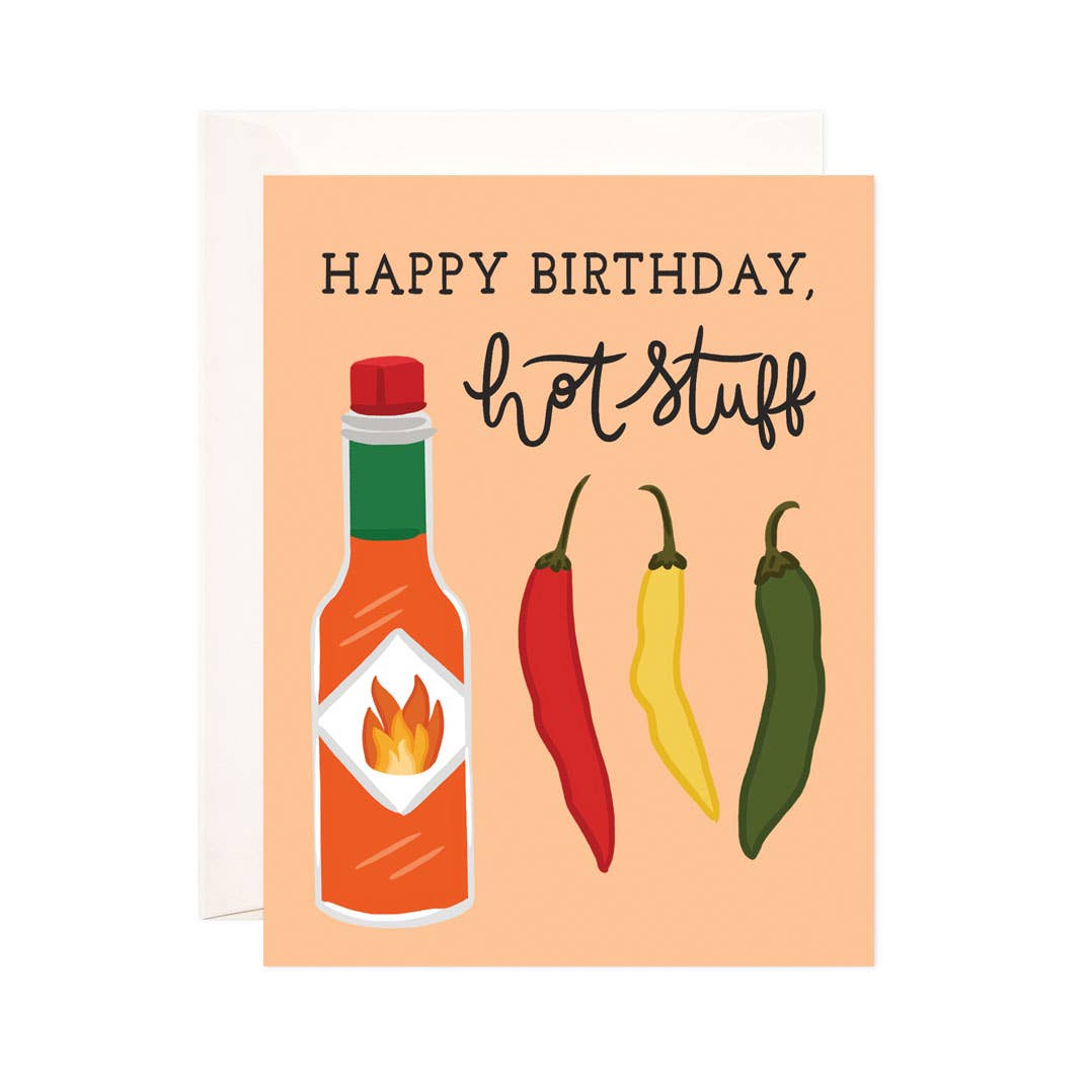 Hot Stuff Birthday  Card