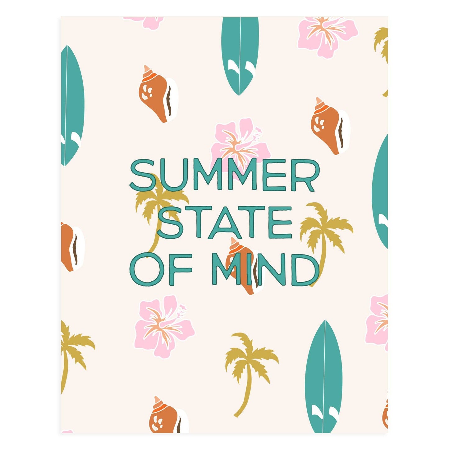 Summer State Of Mind Print