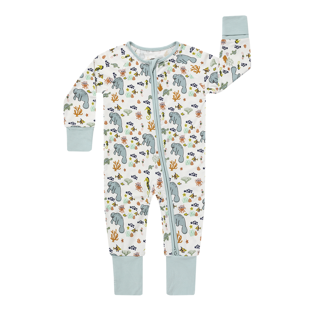 Emerson & Friends Manatee Bamboo Pajamas