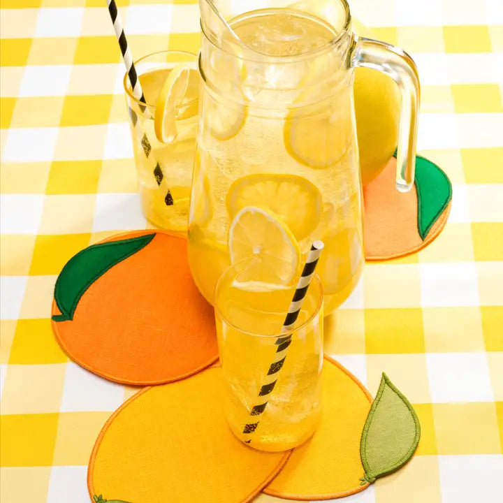 Citrus Cocktail Napkins - Set Of 4