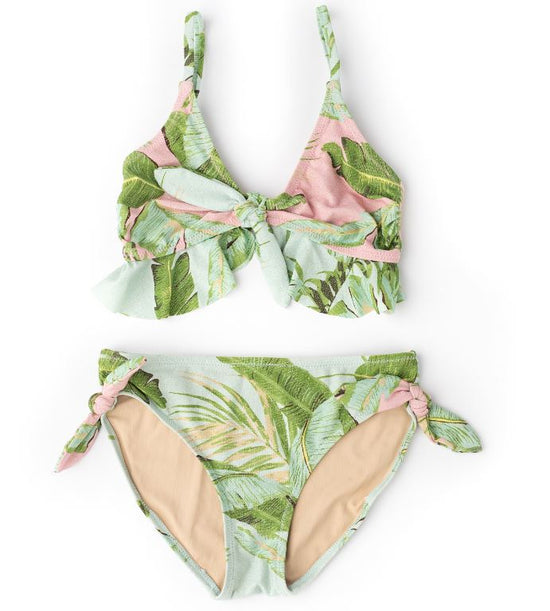 Shade Critters Shimmer Cabana Palms Ruffle Bikini