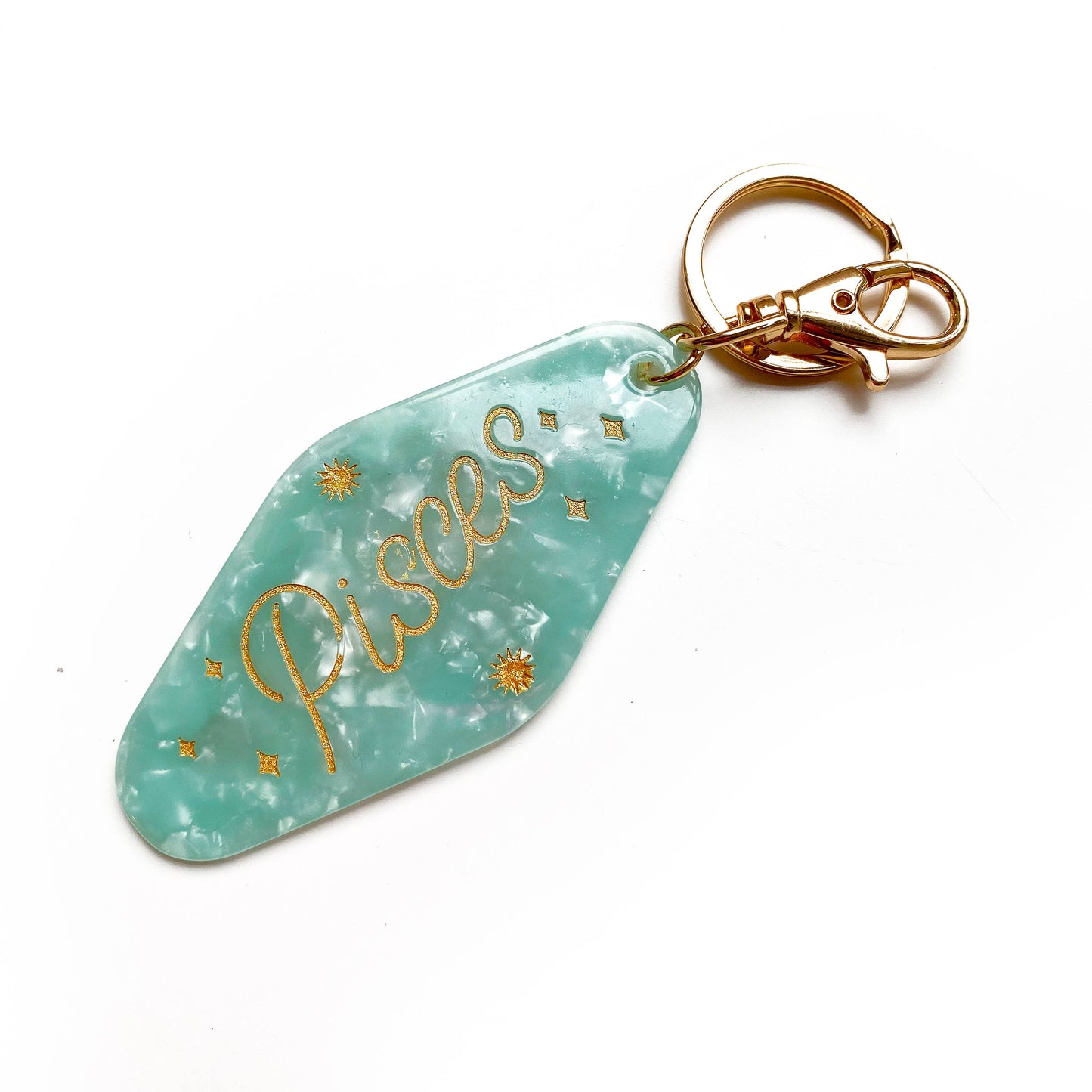 Pisces Horoscope Motel Keychain