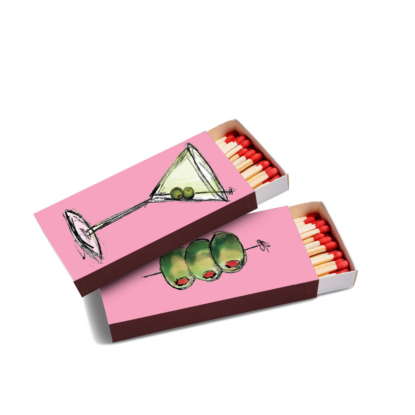 Martini Matchbox | Olive Box Matches | Cocktail Gift