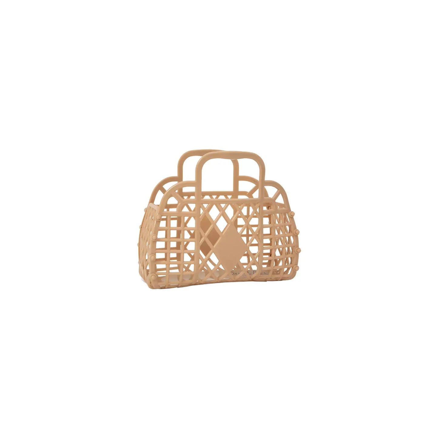 Mini Retro Basket Jelly Bag - Green