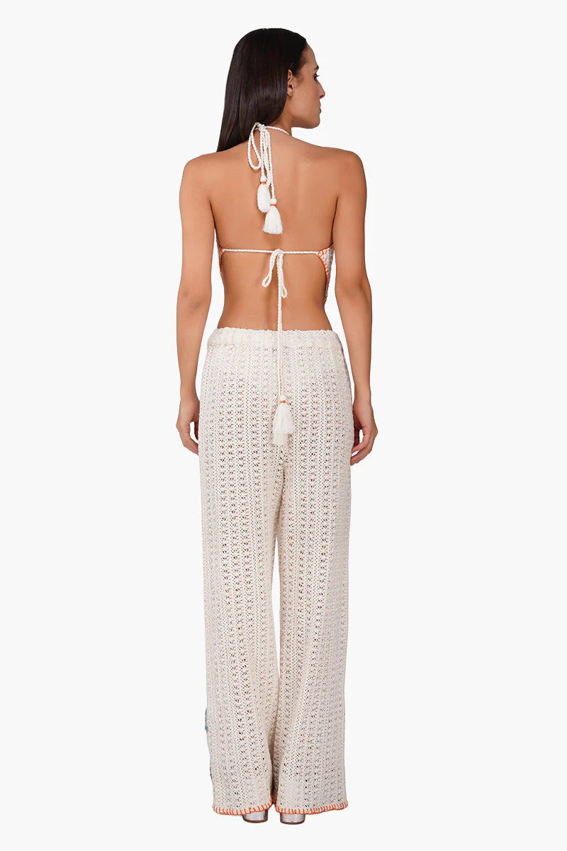 America & Beyond Coastal Patch Crochet Hanky Top