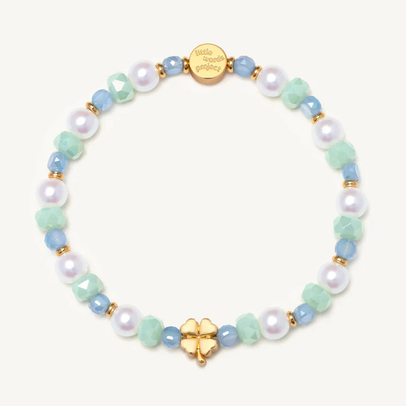 LIttle Words Project Four Leaf Clover Stacker Bracelet