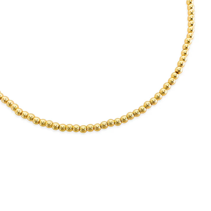 4mm Beaded Chain Necklace