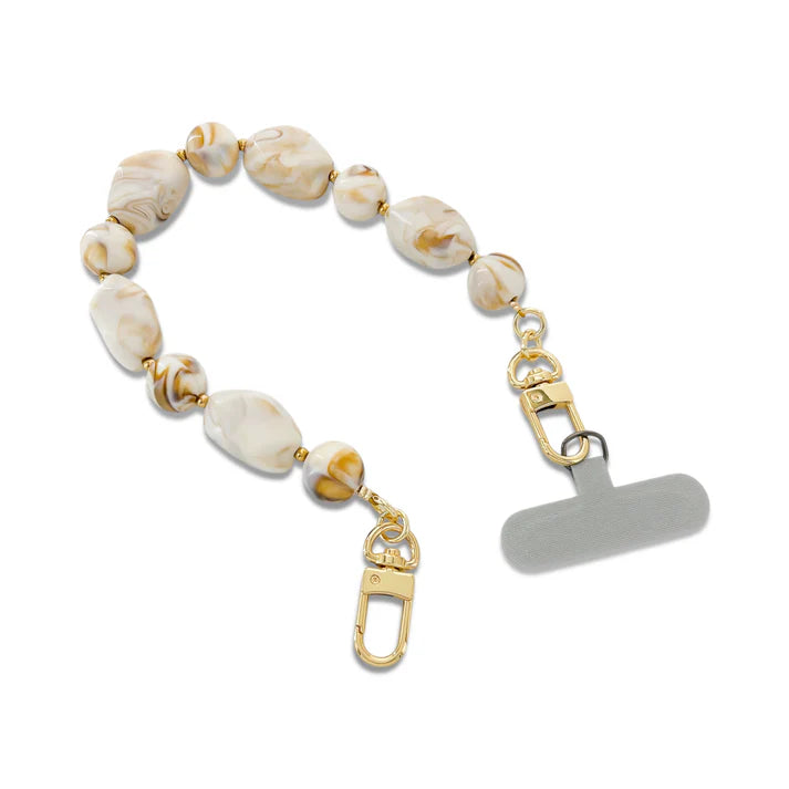 Resin Phone Chain Cream