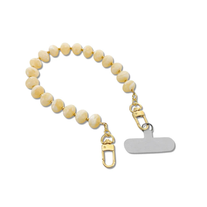 Resin Phone Chain Honey Amber