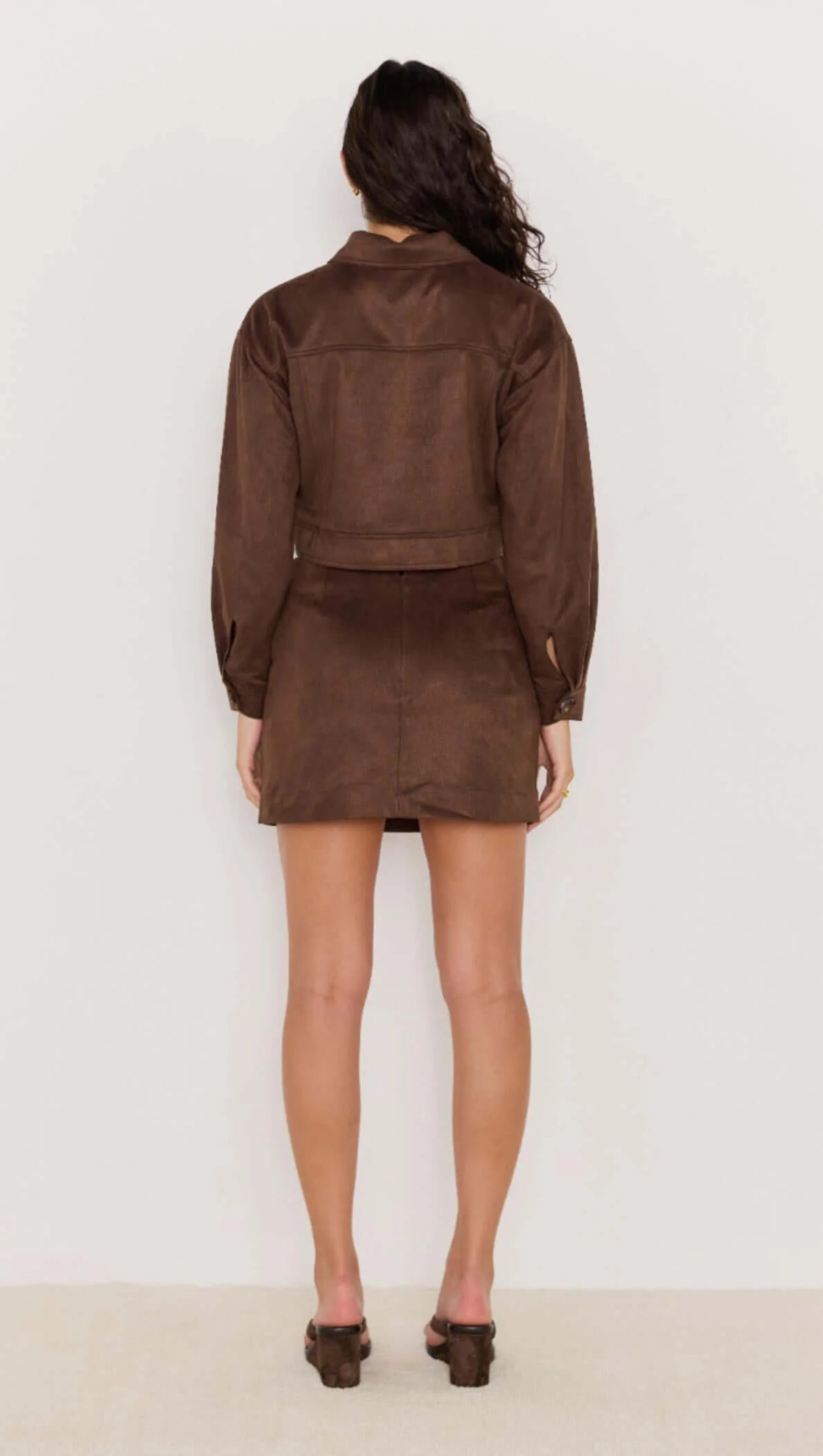 MINKPINK Aston Suede Mini Skirt