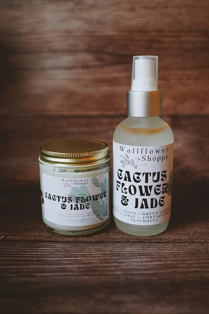 Wallflower Shoppe Mini 4oz Candle Cactus Flower & Jade