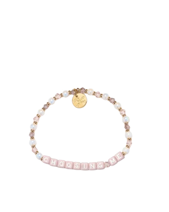 Load image into Gallery viewer, Little Words Project PInk Choosing Me Bracelet
