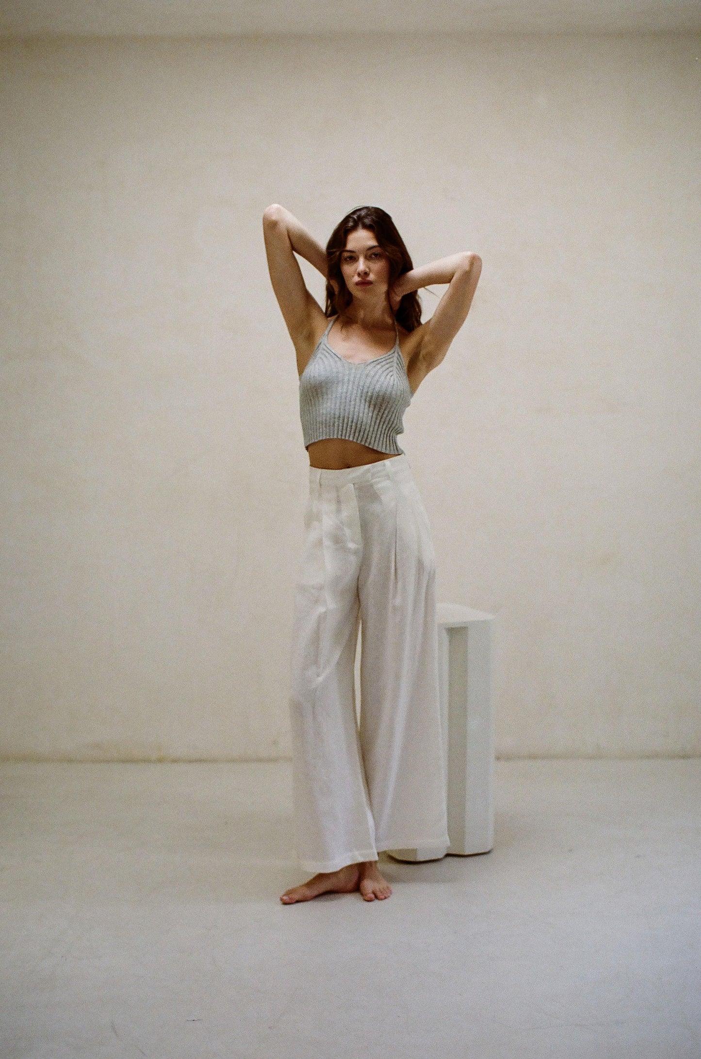 Load image into Gallery viewer, By Together Sand Dune Pants Off White
