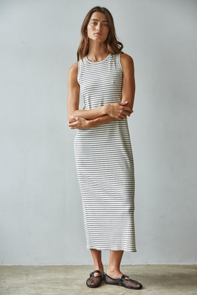 By Together Alena Stripe Maxi Dress