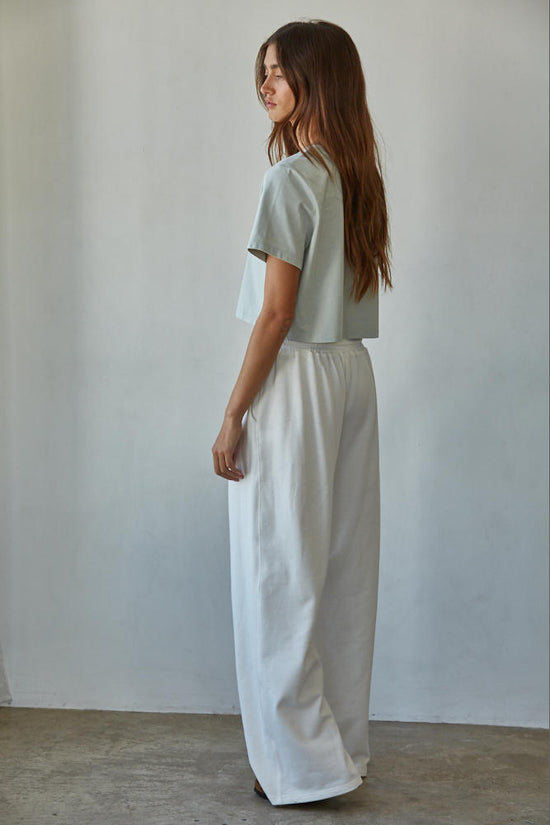 By Together Everyday Crop Tee Sage